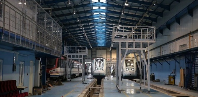 Milli Elektrikli Tren Seti raylara inmek için hazırlanıyor