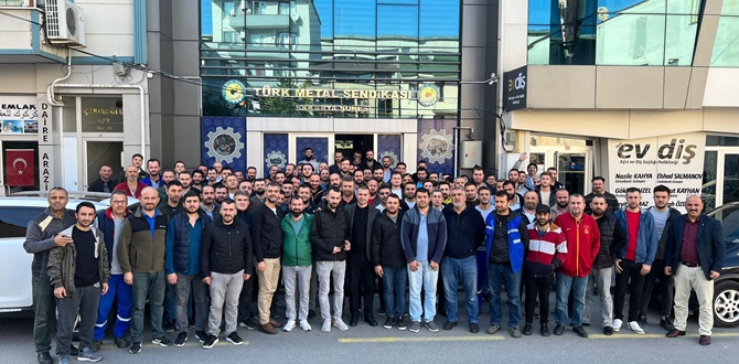 Arma Filtre Fabrika üyelerinden Türk Metal Sendikası'na ziyaret