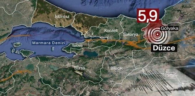 Sakarya'da da hissedildi... Düzce'de 5,9'luk deprem: Biri ağır 68 yaralı