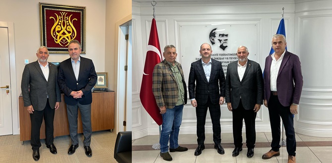 Muhtar Özçelik'ten Ankara'da ziyaret turu
