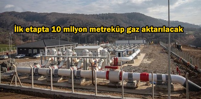 Sakarya Gaz Sahası'ndaki doğalgazı ulusal sisteme aktaracak ölçüm istasyonu ve boru hattı tamamlandı