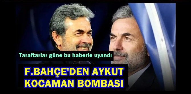 5 yıl sonra yeniden... Fenerbahçe'den Aykut Kocaman sürprizi