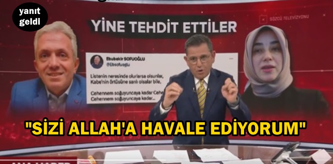 Fatih Portakal'dan Ebubekir Sofuoğlu'na sert yanıt: 