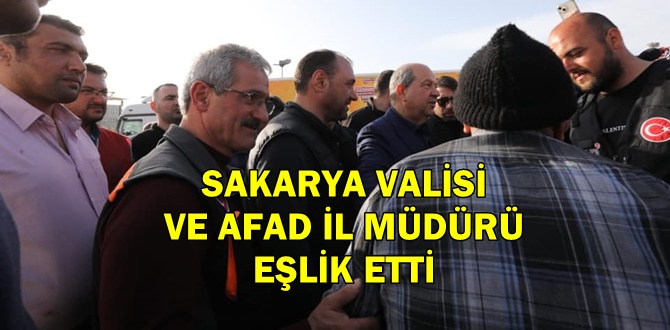 KKTC Cumhurbaşkanı Ersin Tatar'ın Maraş'taki depremzede ziyaretine Vali Kaldırım ve Kaşkaş da eşlik etti