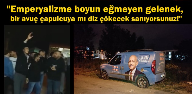 Evrenköy'de AK Parti ve CHP arasında gerginlik
