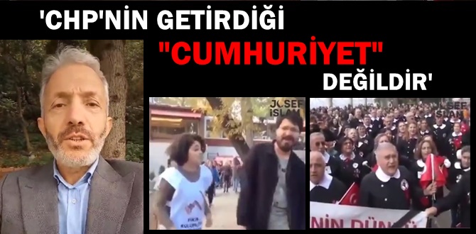 SAÜ'lü profesör CHP'yi hedef aldı,
Cumhuriyet'e dil uzattı!