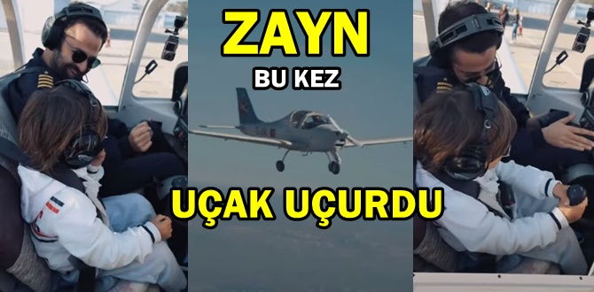Zayn Sofuoğlu bu kez de uçak uçurdu
