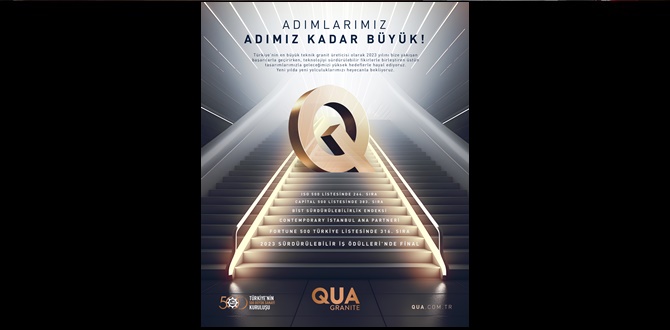 QUA Granite  Yeni Yılı  Başarılarıyla Kutluyor!