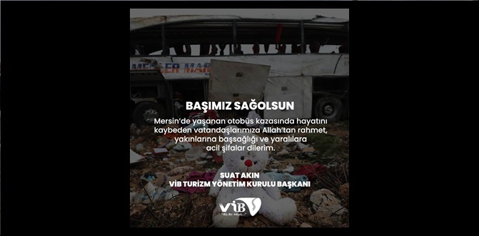 Başkan Akın'dan Mersin'deki kaza sonrası taziye mesajı