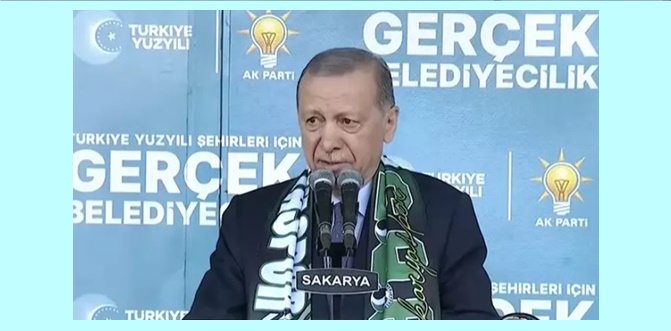 Cumhurbaşkanı Erdoğan Sakarya mitinginde yine CHP’ye yüklendi