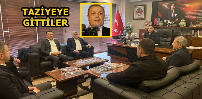 Şube başkanlarından Türk Metal'e taziye ziyareti