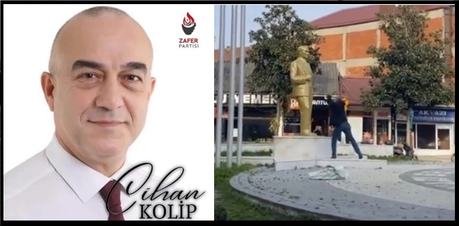 Kolip, Atatürk büstüne yapılan saldırıyı kınadı