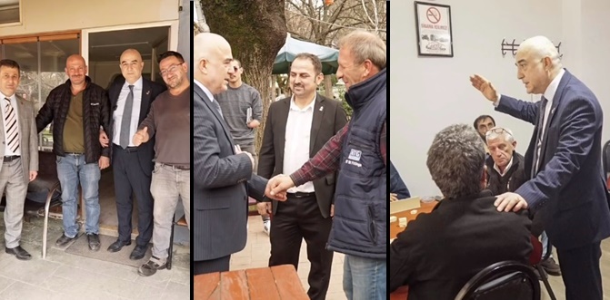 Büyükşehir adayı Kolip Karapürçek-Hocaköy’de vatandaşlarla dertleşti
