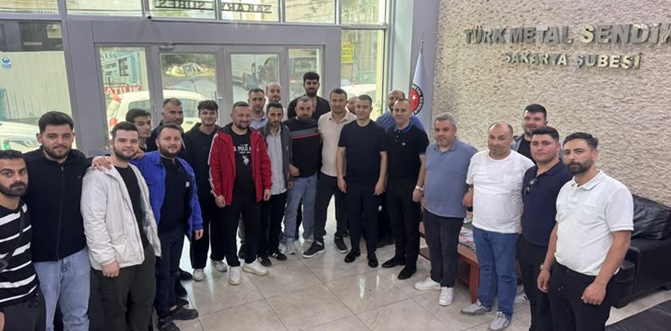 Başkan Meriç sendikaya üye fabrika çalışanlarını misafir etti