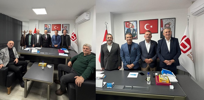 Ahmet Genç, misafirlerini ağırladı