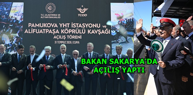YHT İstasyonu ve Alifuatpaşa Köprülü Kavşağı'nı hizmete açtı