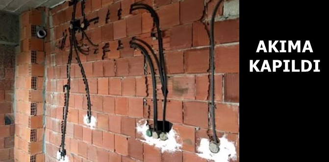İnşaatta elektrik akımına kapılan genç işçi yaralandı
