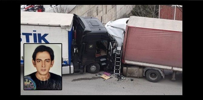 Tırlar arasında sıkışan İranlı sürücü öldü