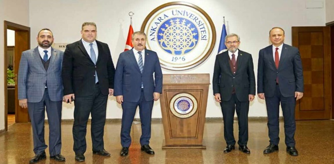 MKYK Üyesi Kobal, Genel Başkan Destici ile birlikte Rektör Ünüvar'a Taziyeye Gitti