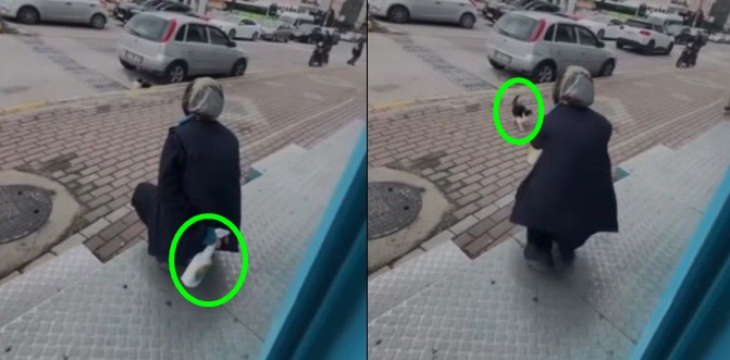 Kedinin yüzüne sprey sıkan market çalışanı gözaltına alındı