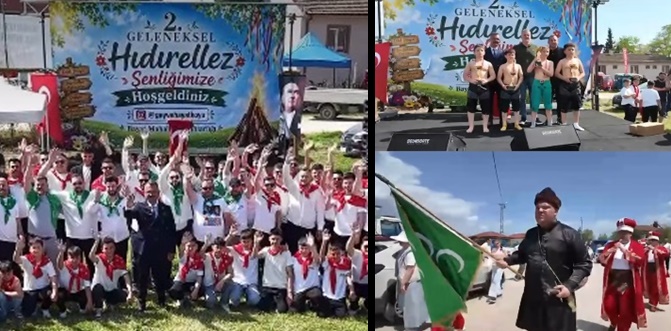 Bayat Mahallesi'ndeki Hıdırellez Şenliğine Rekor Katılım
