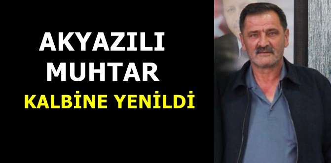Hastaneden ölüm haberi geldi