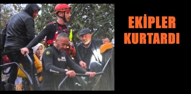 Kanlıçay Deresi Taştı, 48 Kişi Mahsur Kaldı..!
